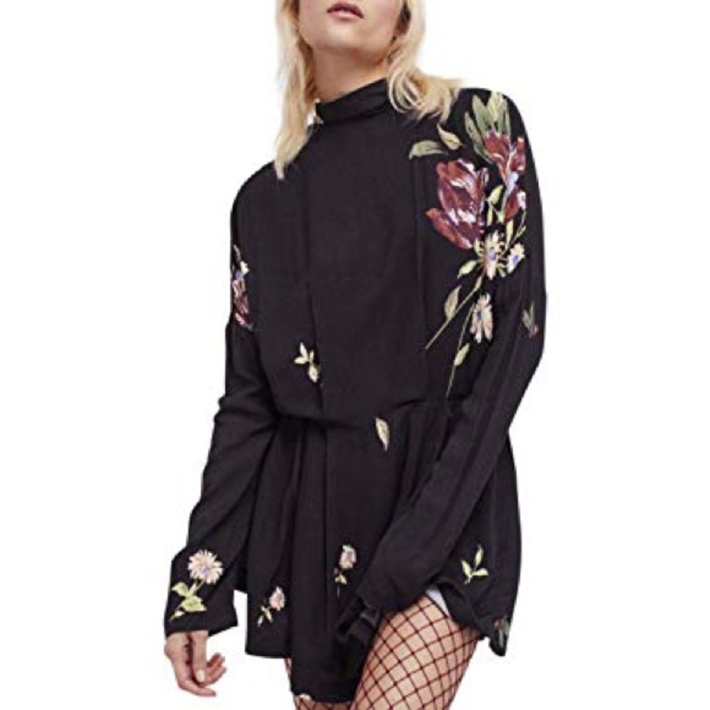 Free People Floral Tunic